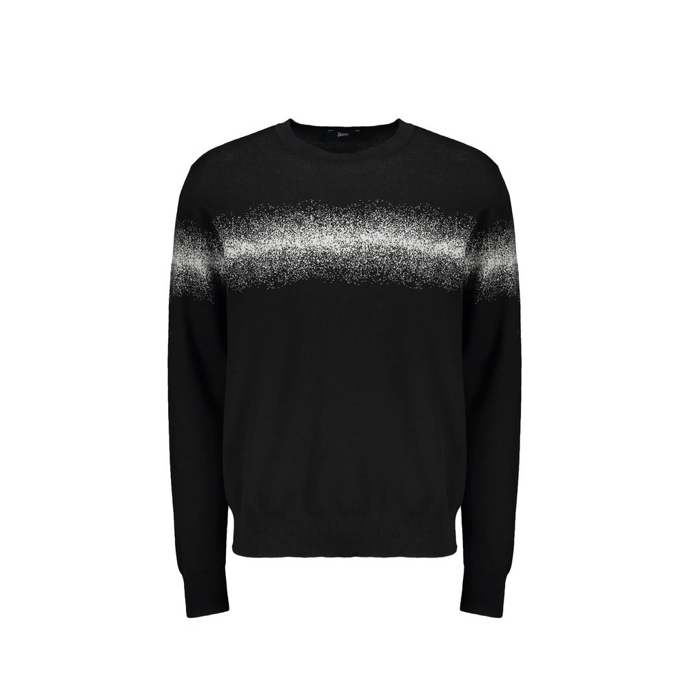 Black Cotton Sweatshirt