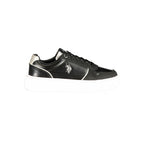 Black Polyurethane Women's Sneaker