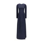 Blue Copper Casual Dress