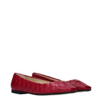 Pink Leather Ballet Flats