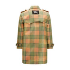 Multicolor Polyester Trench Coat