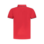 Red Cotton Men Polo