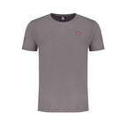 Gray Cotton Mens T-Shirt