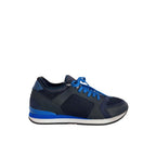 Blue Rubber Men Sneaker