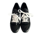 Black Leather Men Sneaker