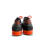 Orange Rubber Men Sneakers