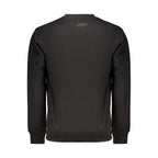 Black Cotton Men's Sweatshirt
