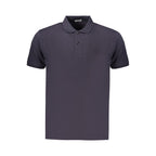 Blue Cotton Men's Polo