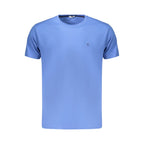 Blue Cotton Men's T-Shirt