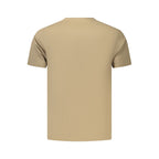 Brown Cotton Men's T-Shirt
