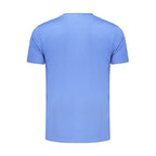 Blue Cotton Men's T-Shirt