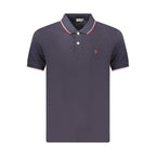 Blue Cotton Men's Polo