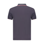 Blue Cotton Men's Polo