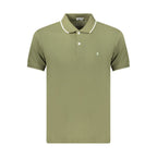 Green Cotton Men's Polo