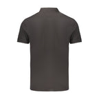Black Cotton Men's Polo Shirt