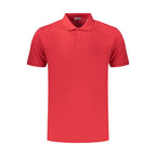 Red Cotton Men's Polo