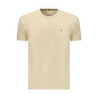 Beige Cotton Men's T-Shirt