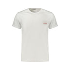 White Cotton Mens T-Shirt