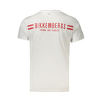 White Cotton Mens T-Shirt