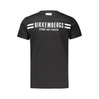 Black Cotton Men's T-Shirt