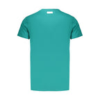 Green Cotton Men's T-Shirt
