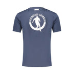 Blue Cotton Men's T-Shirt