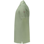 Green Cotton Men's Polo