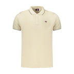 Beige Cotton Men's Polo