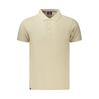 Beige Cotton Men's Polo