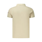 Beige Cotton Men's Polo