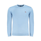 Blue Cotton Men's Sweater