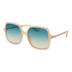 Beige Plastic Sunglasses