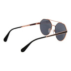 Rose Gold Metal Sunglasses
