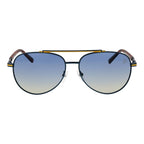 Blue Metal Sunglasses