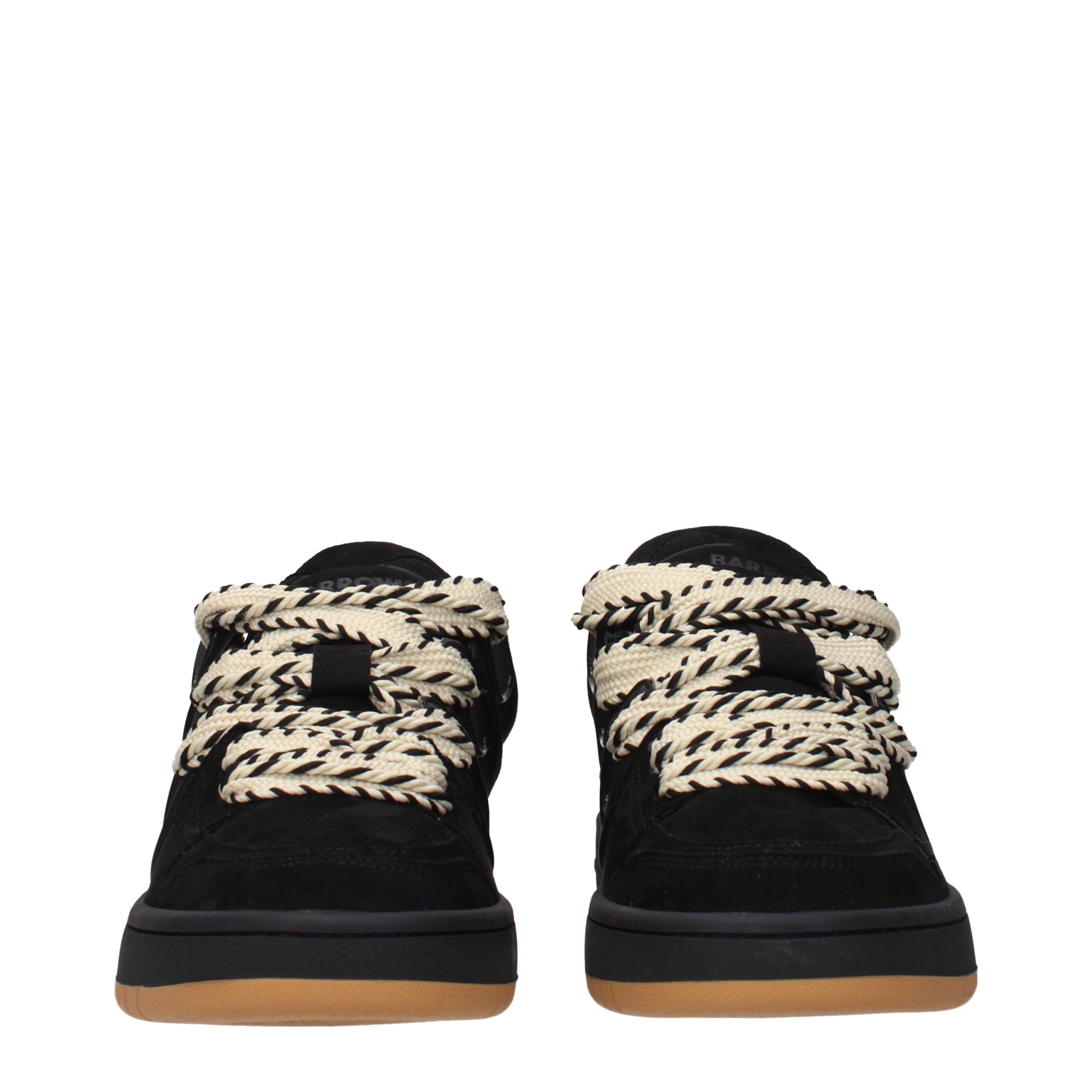 Black Leather Sneakers