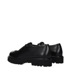 Black Leather Oxfords And Derbies