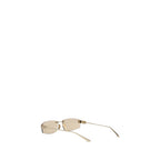 Beige Metal Sunglasses