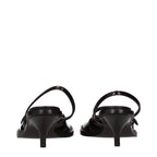 Brown Leather Platform Sandals