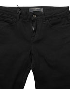 Black Queen Embroidery PRETTY Denim Jeans