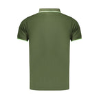 Green Polyester Men's Polo Shirt