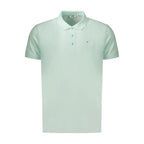 Green Cotton Men's Polo Shirt