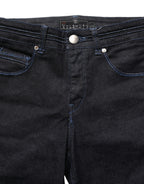 Black Cotton Stretch HighWaist Skinny Denim Trouser Jeans