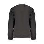 Black Cotton Men's Sweatshirt