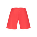 Rosso Poliestere Uomo Swim Shorts