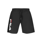 Black Polyester Men's Swimwear