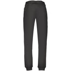 Black Cotton Mens Trousers