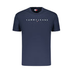 Blue Cotton Men's T-Shirt