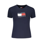 Blue Cotton Women's T-Shirt