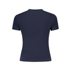 Blue Cotton Women's T-Shirt