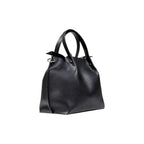 Black Polyester Handbag